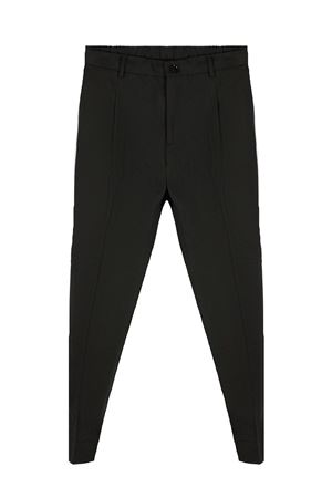 Black virgin wool blend Riccardo trousers BE ABLE | RICCARDOCCMLRNERO